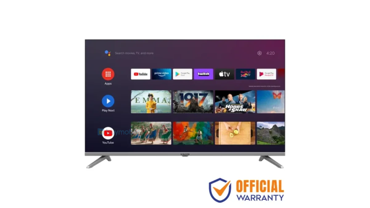 SINGER S32 SLE32E3AGOTV 32 Inch HD Android Google TV